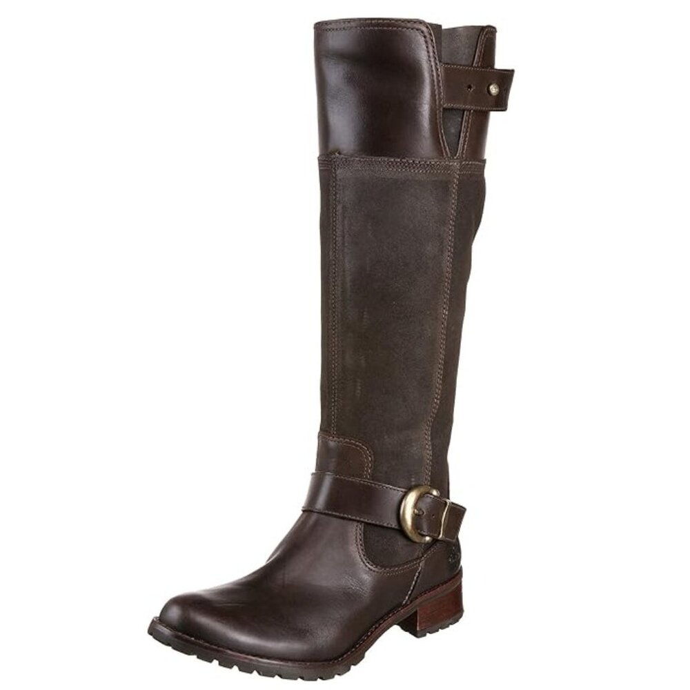Timberland Women's Earthkeepers Bethel Tall Boot Leather Side Zip 9.5